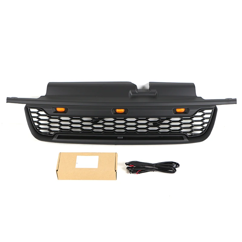 Auto Parts Grill With Led Lights Front Bumper Grille Modification Accessories For Ford Escape/Kuga 2001 2002 2003 2004