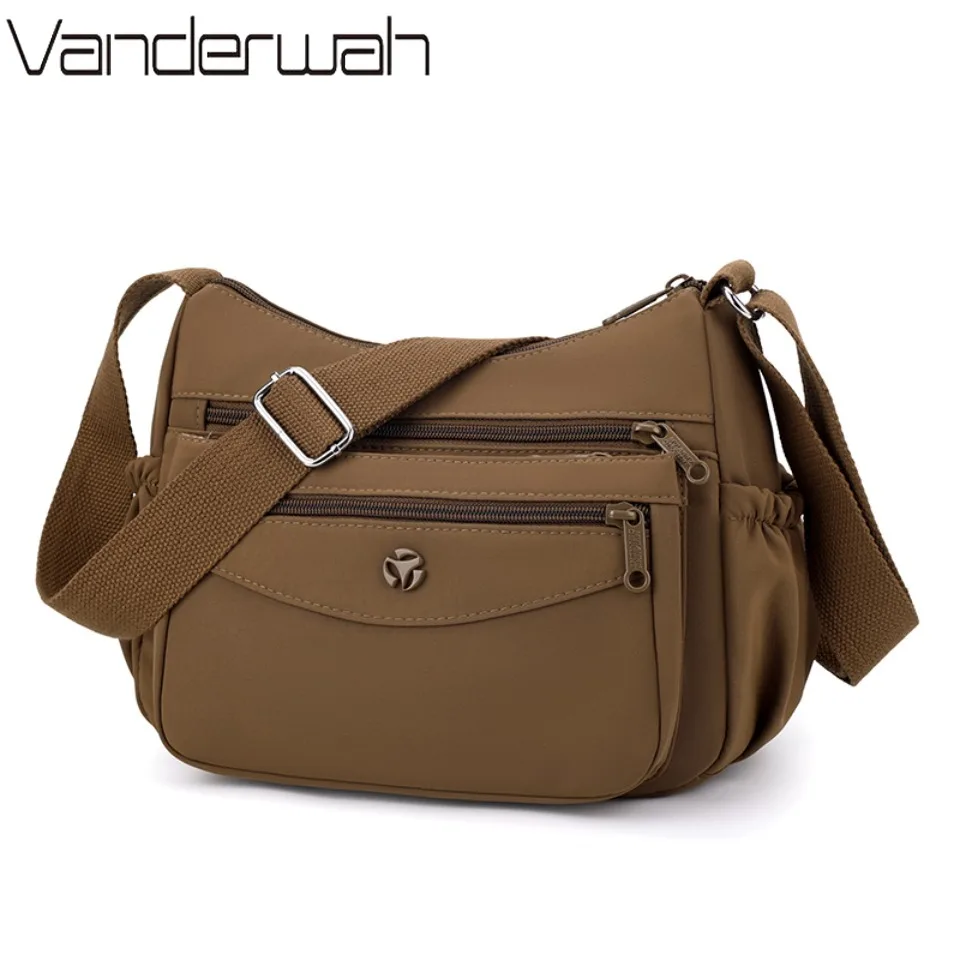 

Waterproof Nylon Women Shoulder Hand Bags for Women Handbags Teenage Girls Multi-Pockets Travel Crossbody Bag Sac A Main New