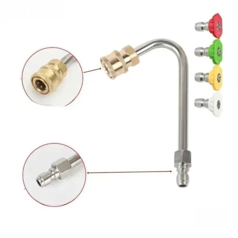 Different Lengths & Angles High-Pressure Car Wash Water Gun Elbows