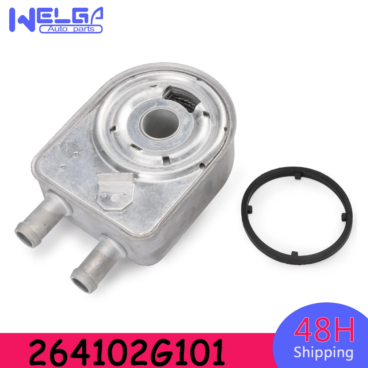 Accesorios de coche enfriador de aceite de motor 264102G001 264102G101 para HYUNDAI SANTA SONATA FE TUCSON VELOSTER KIA OPTIMA SPORTAGE SORENTO