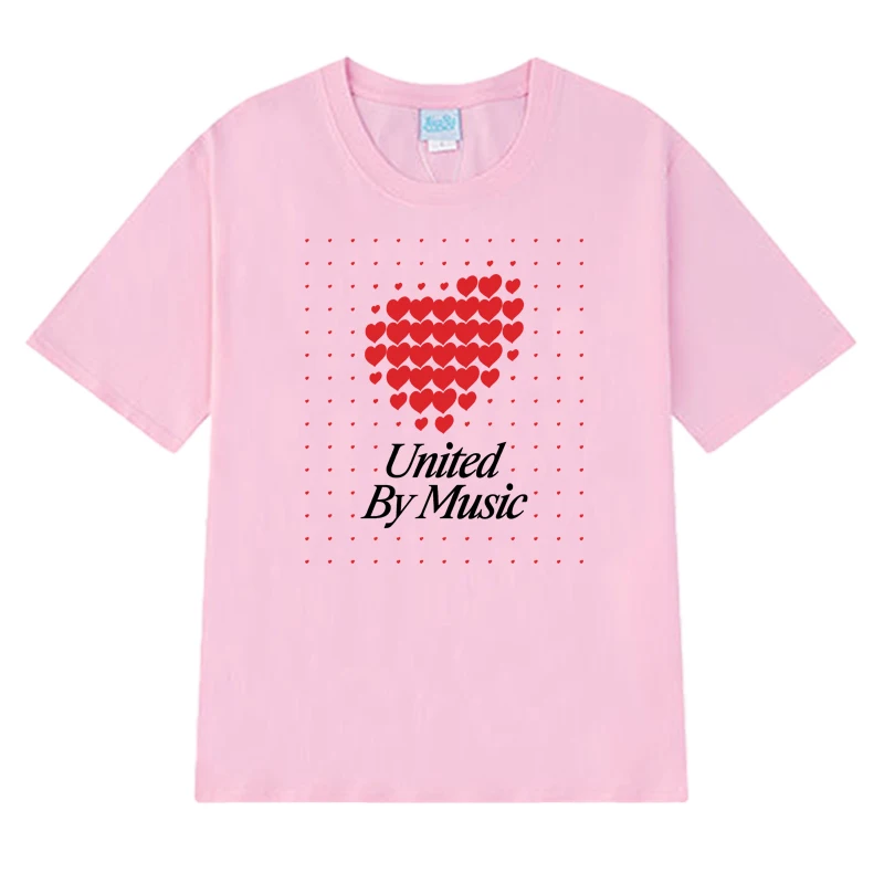 Switzerland 2025 Eurovision Song United by Music printed T shirt Men Women Fashion Y2k short sleeve T-shirts Unisex Cotton Tops - Image 5