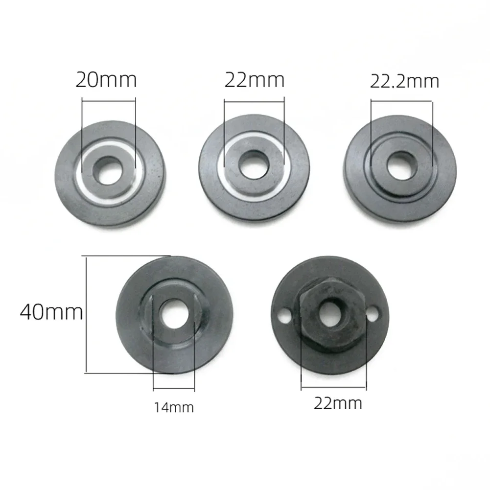 1pcs Angle Grinder Inner Outer Flange Nut Set Tool 20 22 22.2mmCircular Saw Blade 14mm Groove Press Plate  For 100 Angle Grinder