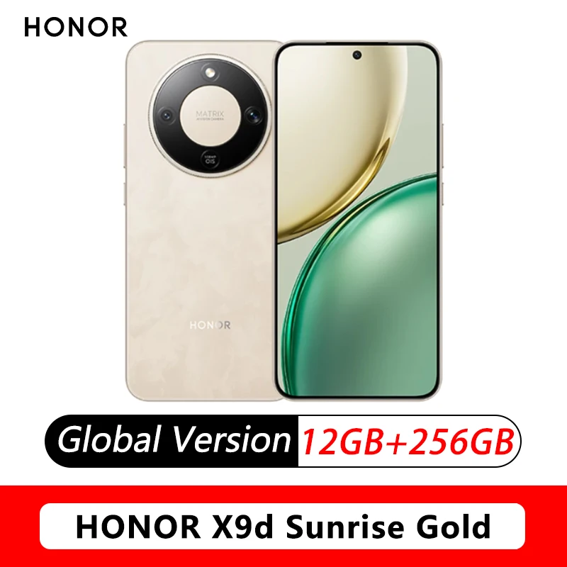 HONOR X9d Wereldwijde Versie Smartphone, Scherm 6.79", AMOLED, Batterij 8300mAh, Camera 108MP, NFC Mobiele Telefoon