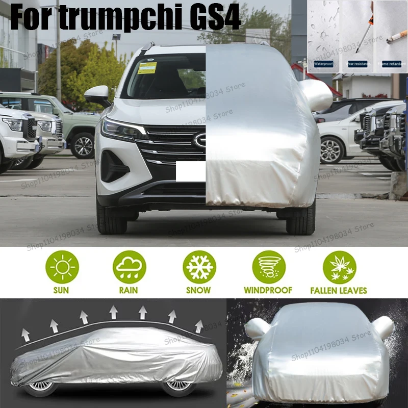 

For trumpchi GS4 Auto Anti snow Anti dust Sunscreen Anti-uv Anti peeling paint And Anti Rainwater 210t car cover Car cover