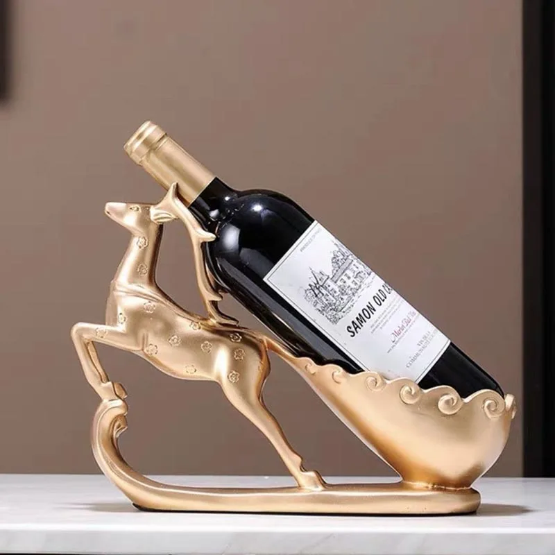 Creative Swan Wine Rack Ornaments European Wine Bottle Rack Living Room Table Dinner Wine Cabinet Ornaments Gift Gift Figurines