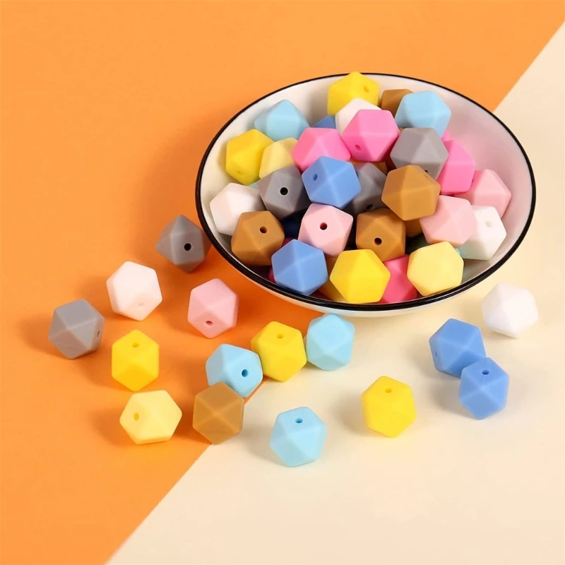 Silicone Beads for Keychain Phone Lanyard Making DIY Multiple Color