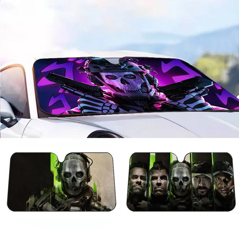 

Автомобильный солнцезащитный козырек для игры C-Call of D-Duty, солнцезащитный козырек на лобовое стекло автомобиля, защита от ультрафиолета и внутренний охладитель