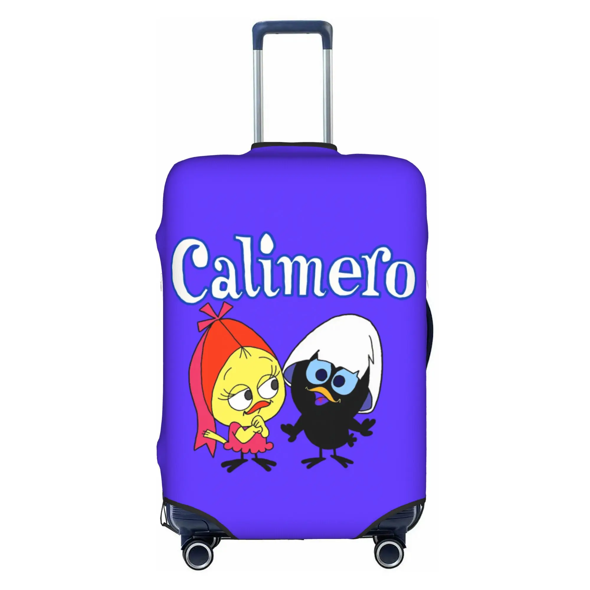 Calimero Italy TV Cartoon  Suitcase Cover Washable Manga Anime  Travel Luggage Covers for 18-32 inch
