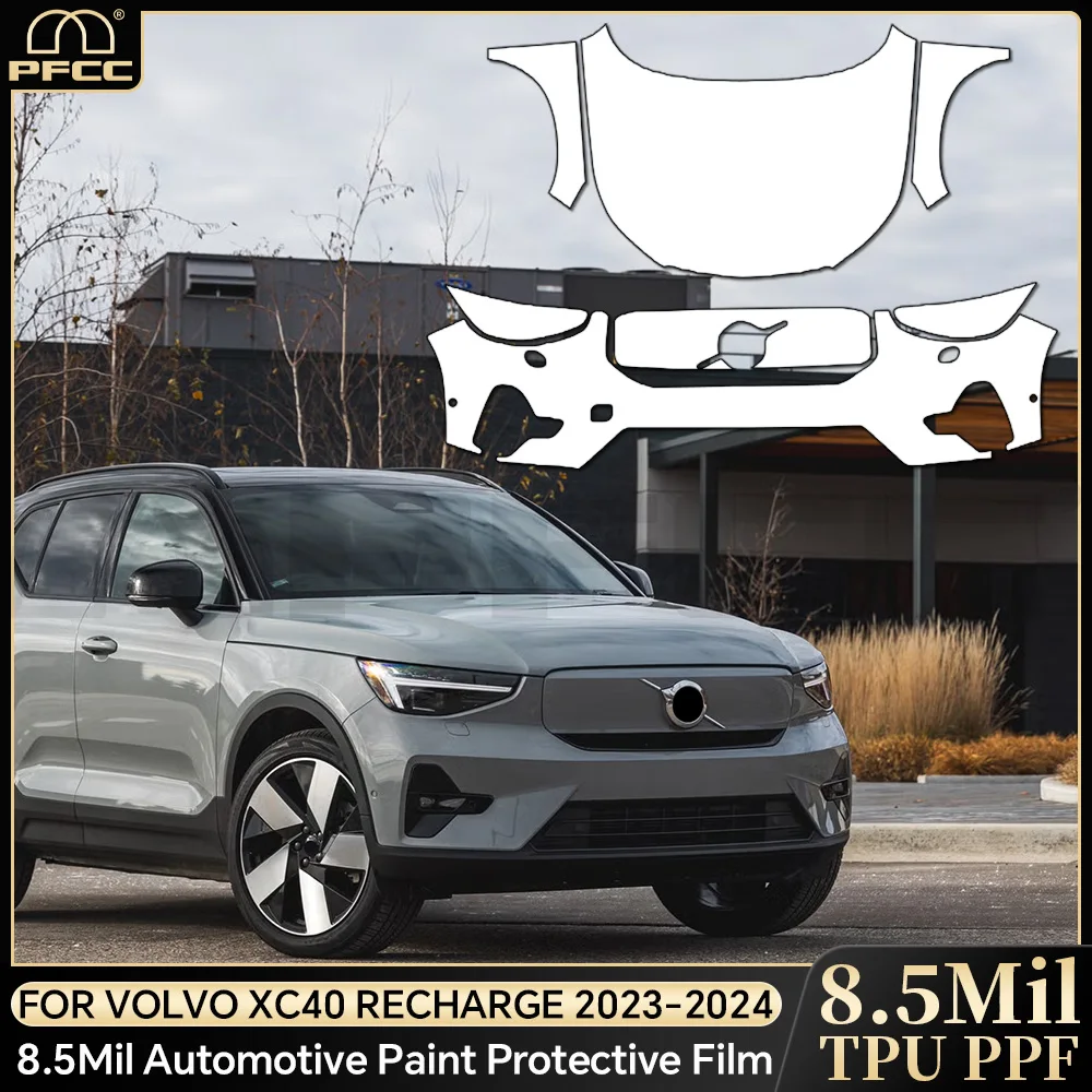 

PPF for Volvo XC40 Recharge 2023 2024 Car Paint Protection Film Invisible Body Sticker Anti-Scratch Pre-cut TPU Cars Accessories