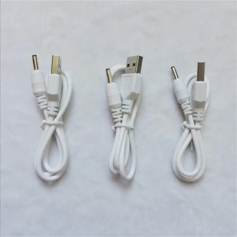 A Male to 3.5 x 1.35 mm Jack DC Power Charger Cable Connector Cord USB LED Strip Lights Charging Cord