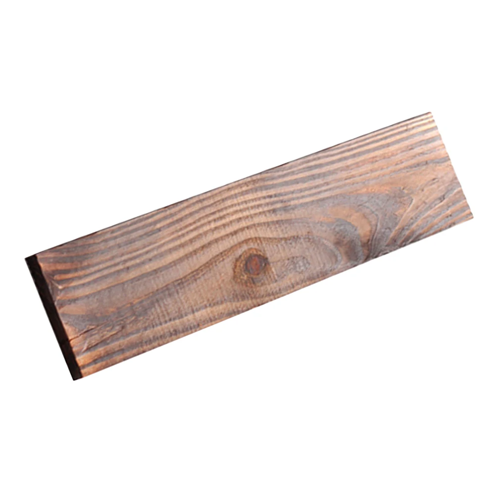 

Ecological Tank Wooden Board Carbonized Plank Fish Decorations Solid Wood Water Flow DIY Betta Accessories Aquarium naments