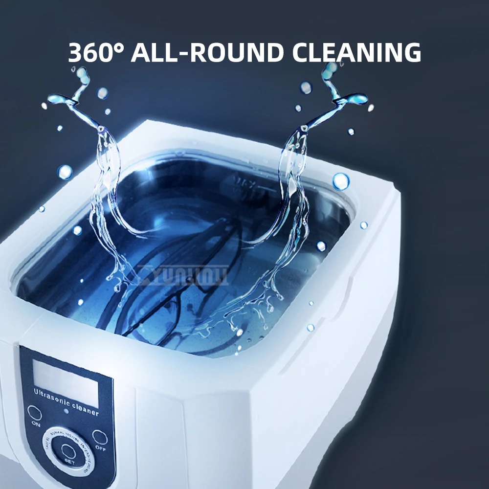 2027 Ultrasonic cleaning machine 1400ML 60W 70W 110V~220V glasses jewelry watch cleaner CD4800 42000hz