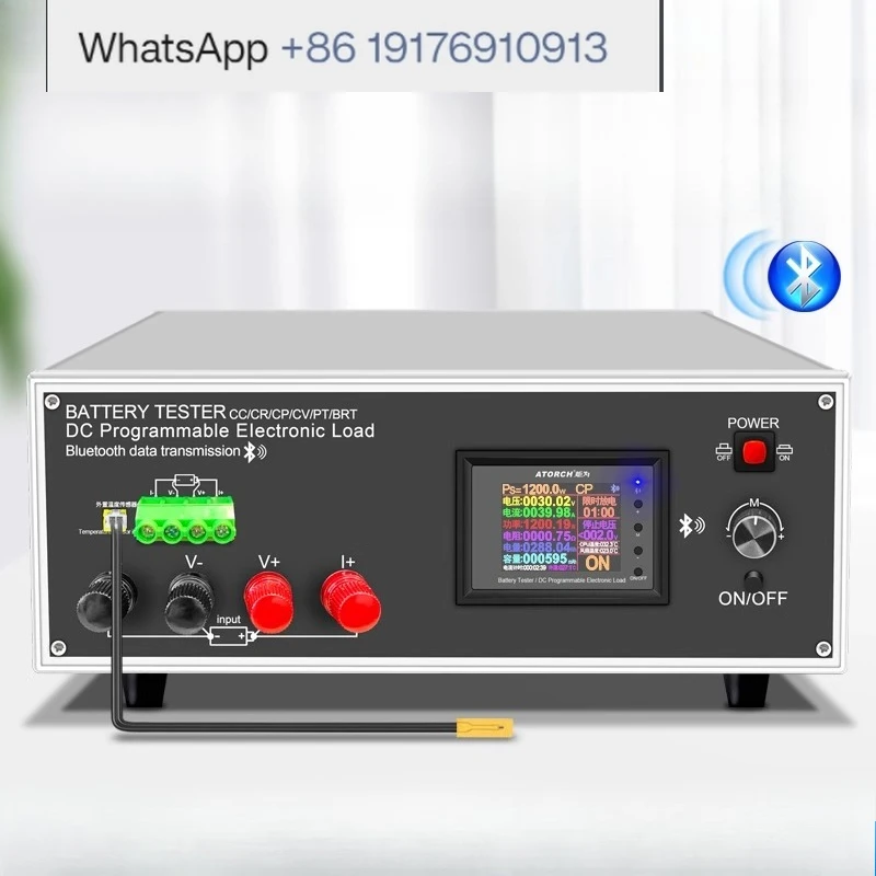Programmable DC electronic load meter usb tester voltmeter battery capacity internal resistance detection