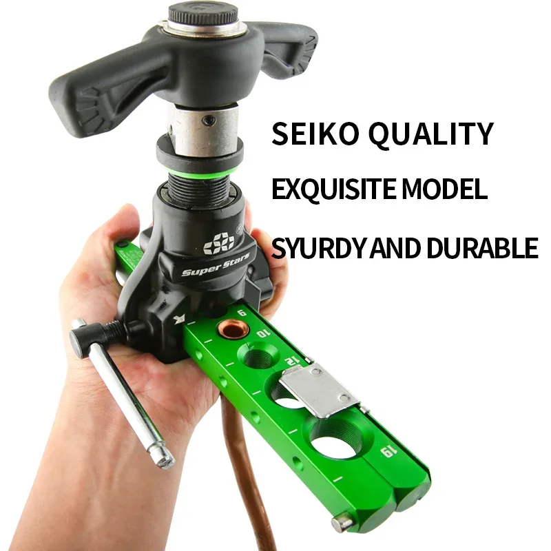 DSZH ST-806FT Copper Pipe Expander Set Air Conditioner Metric Reamer Flare Tool Pipe Flaring Tool Set Tube Expander Tools