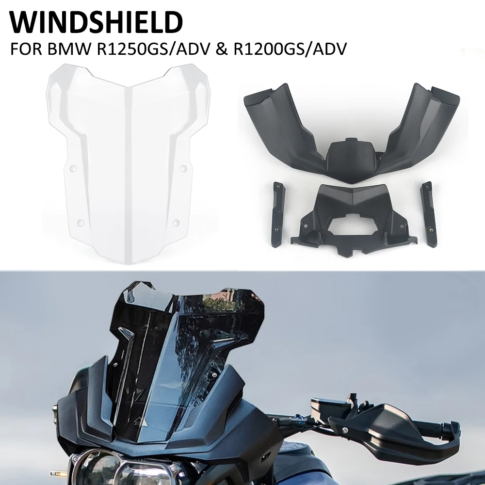 New Motorcycle Rally Rooster Head Windscreen Windshield Wind Deflector Spoiler Cover For BMW R1250GS R1200GS R 1250 1200 GS ADV