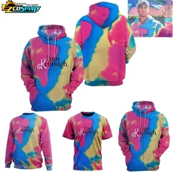 I am Kenough Hooded Hoodie Ken 3D Tie Dye Printing Hoodie Unisex Zip Up Hoodie Sweatshirt