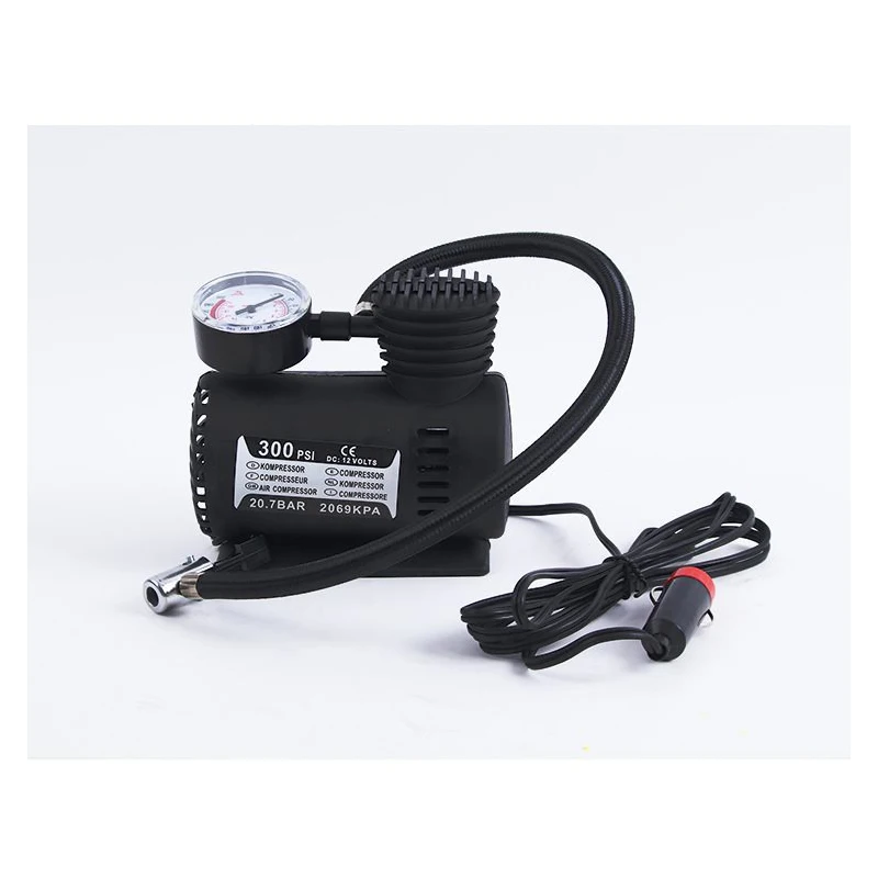 Portable Air Compressor Car Tire Inflator Electric Pump Auto 12V Tire Inflator Portable Air Pump