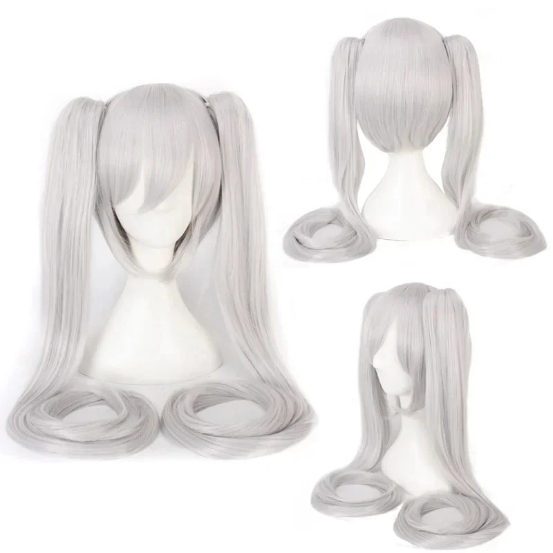 Высококачественный парик для косплея Senbon Snow Sakura Albino Hatsune Kamori Sanae 9X462