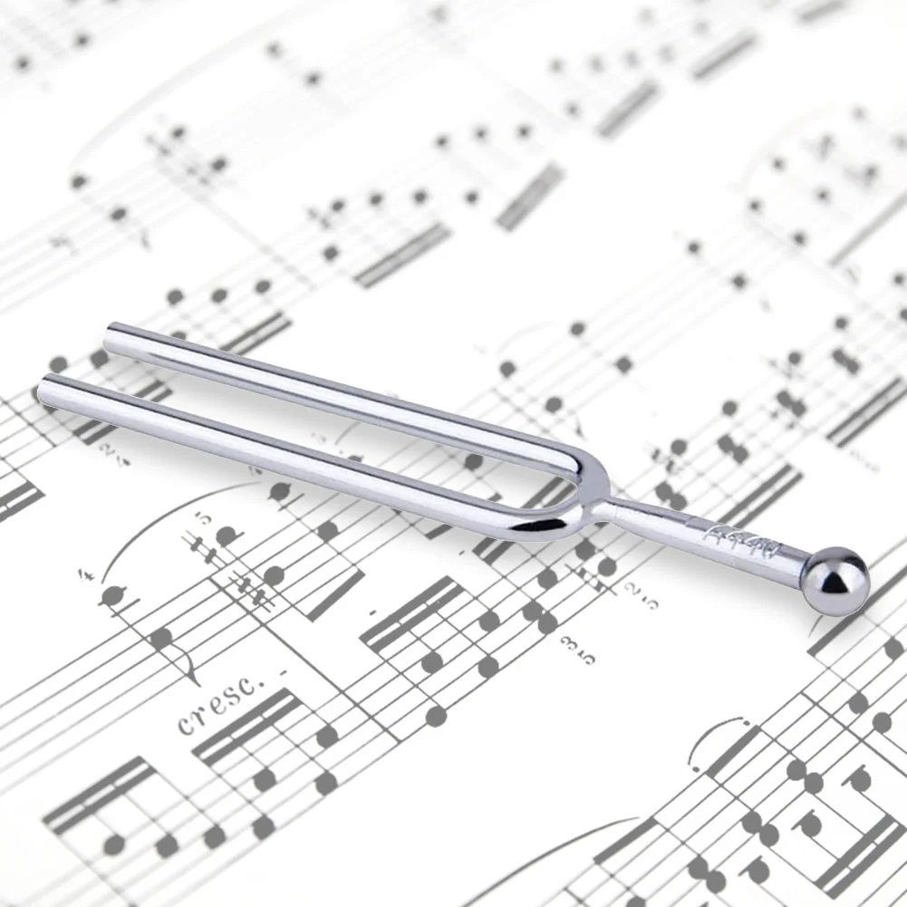 موالف قرع الصوت 440 هرتز، شوكة ضبط موسيقية محمولة من الفولاذ المقاوم للصدأ مع ملحقات أدوات صندوق تخزين #3