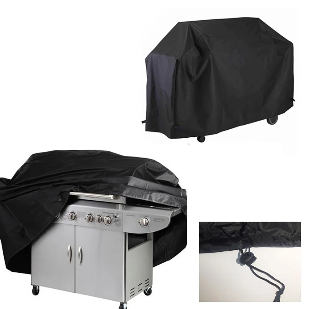 New Outdoor Barbecue Thickened Rainproof Cover Barbecue Cover Waterproof And Dustproof Cover Sunscreen Cover