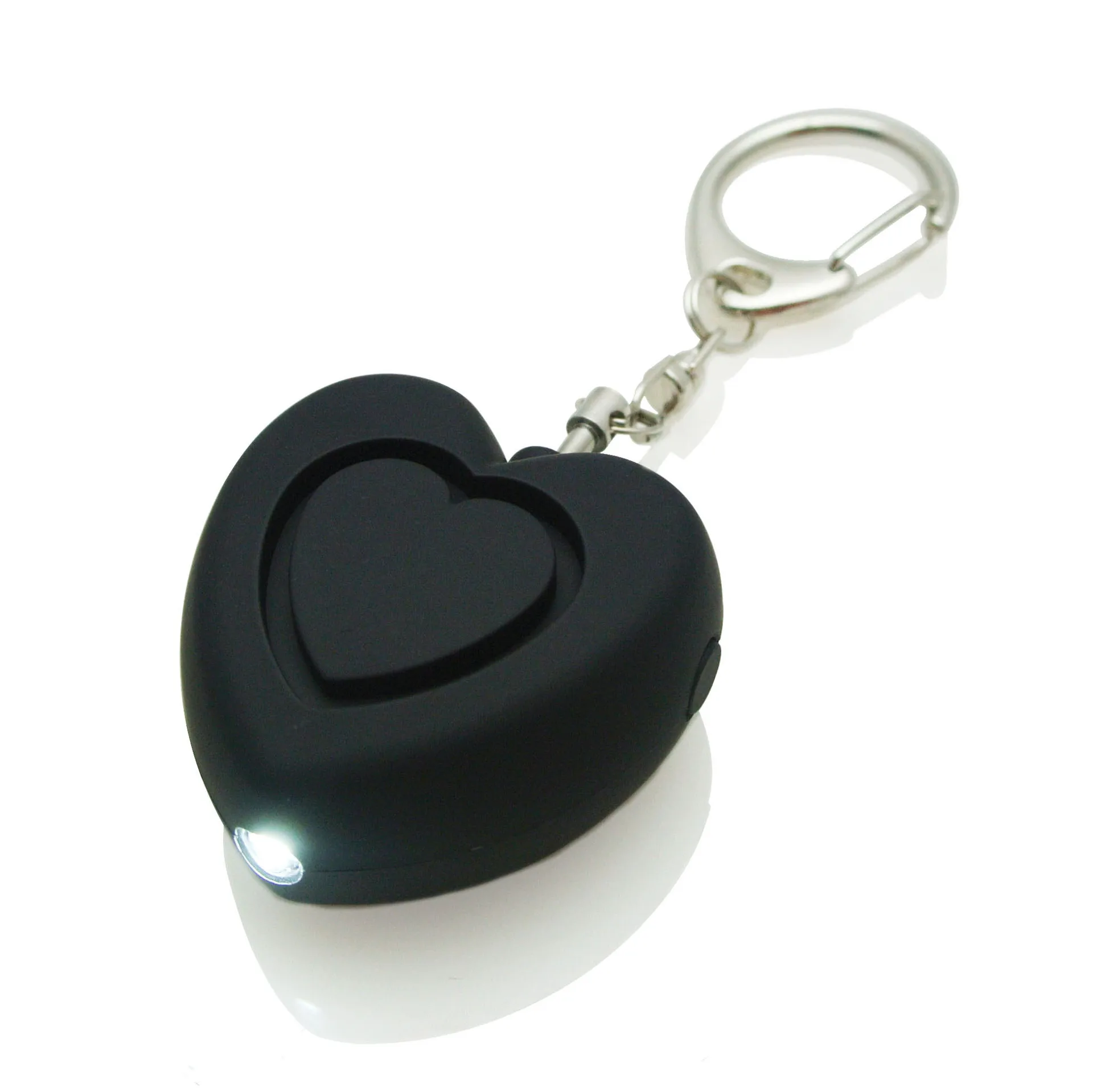 High Decibels Heart-shaped Key Ring Alarm Ward Call for Help Women Self-defense Anti-wolf Device