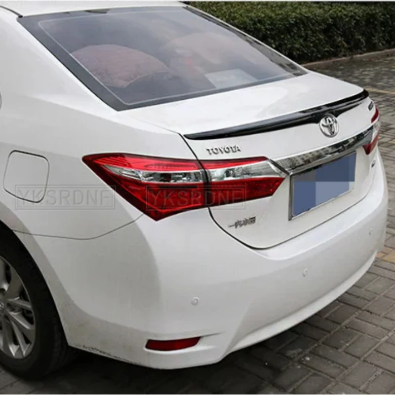 spoiler for toyota Corolla 2014 2015 2016 2017 rear trunk Spoiler high quality ABS material Decorative landscaping spoiler