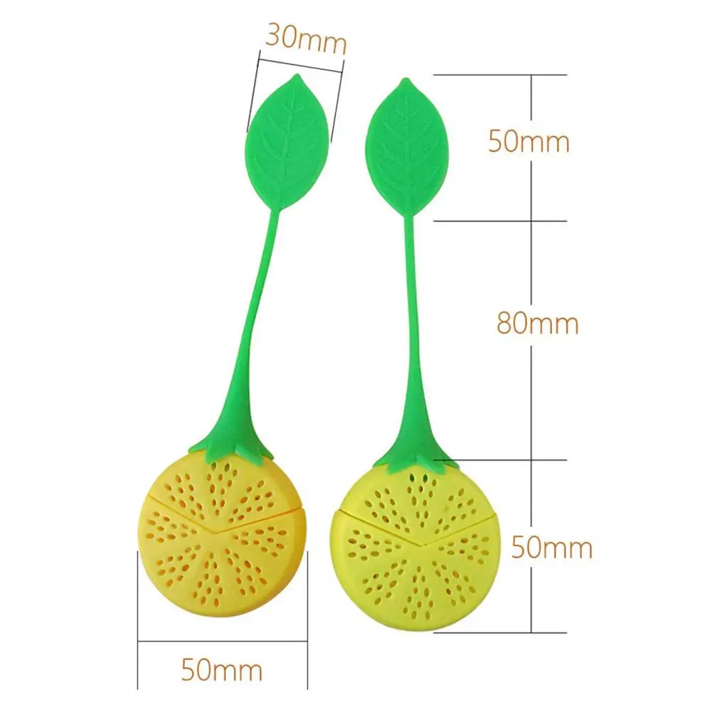 Creative Tea Strainer Lemon Shaped Silicone Teaware Tea Leaf Strainer Diffuser Teapot Tool Tea Filter Tea Infuser Tea Supplies