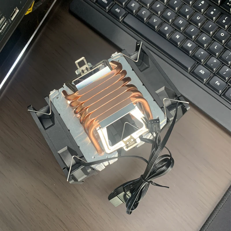 6 Heat Pipe CPU Air Cooler 4Pin PWM Silent Cooling Fan for Intel LGA 1700 1200 115X 2011 1366 X79 X99 AMD AM4 AM5 - view 6