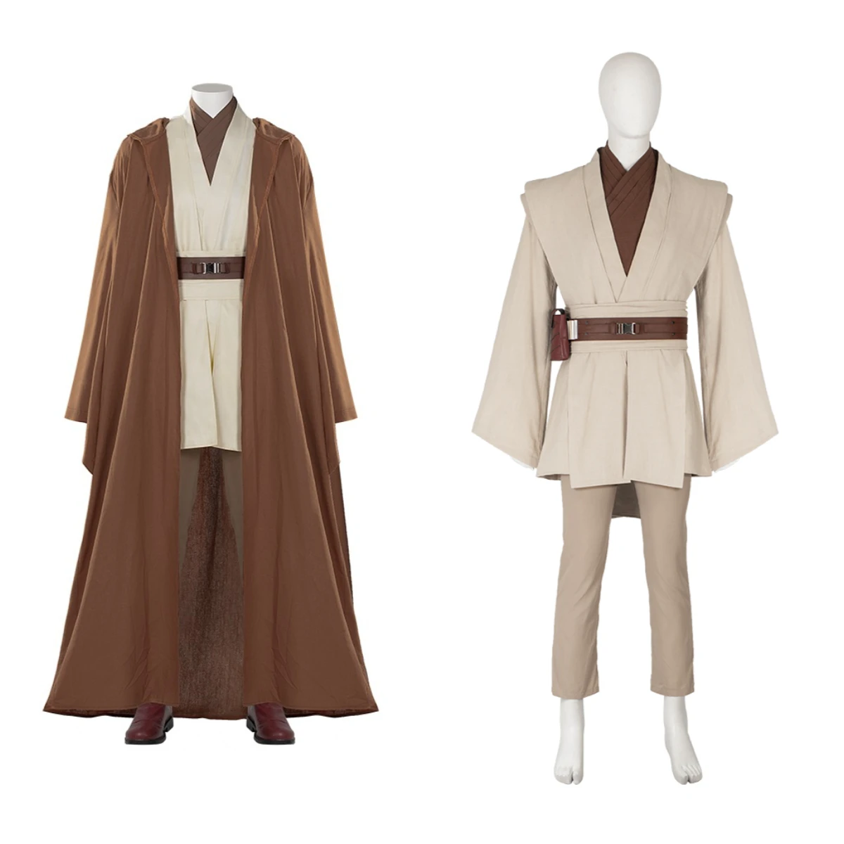 

Jedi Cosplay Obi Costume Wan Halloween Carnival Party Clothing