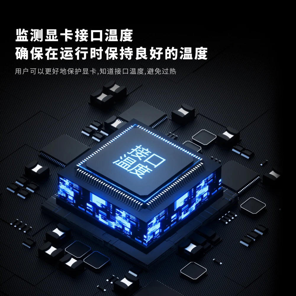 Kartu grafis seri RTX40 16PIN adaptor daya kartu grafis kepala putar 180 derajat versi digital 12 + 4pin