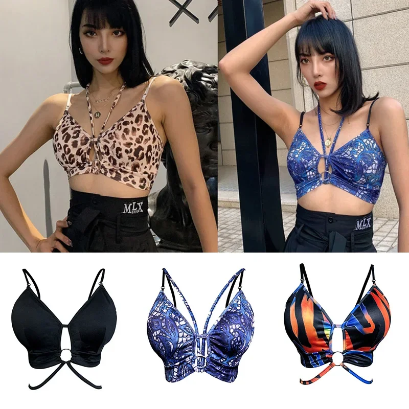 

3 Colors Professional Latin Dance Bras Women Rumba Salsa Stage Clothes Adult Performance Practice Costume Suspender Vest