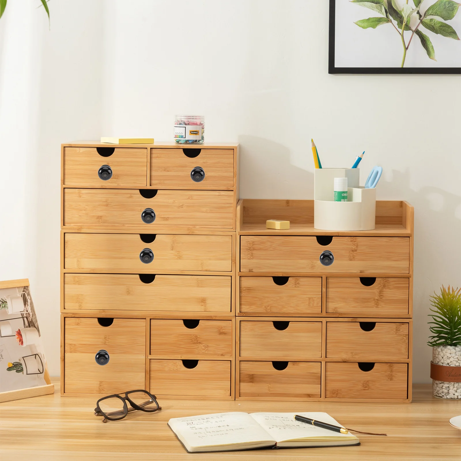 

5pcs Black 38Mm Round Ceramic Pull Handles For Cabinet Drawer Door Knobs Cupboard Hardware Durable Hard Ceramic Metal Screw