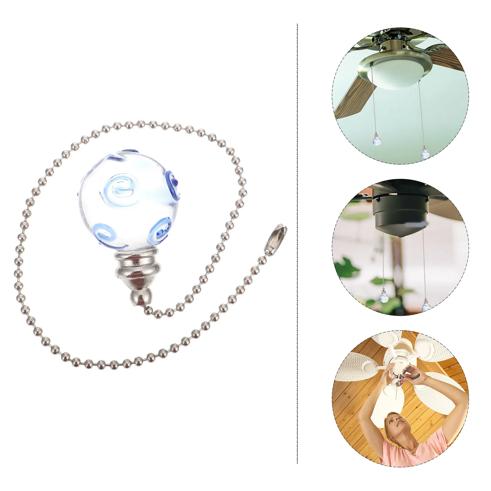 1Pcs Wind Fan Lamp Pendant Luxury Hanging Light Ornament Chandelier Decor for Home Cafe Bar Party Wedding Festival Display