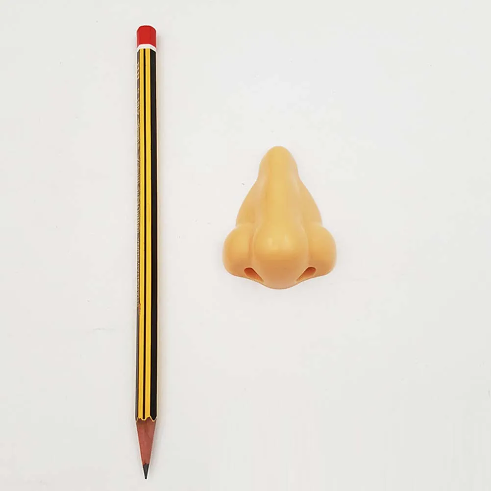 

4Pcs Creative Pencil Sharpener Nose Shaped Office School Desk Ornament Kids Birthday Present Pencil Sharpener