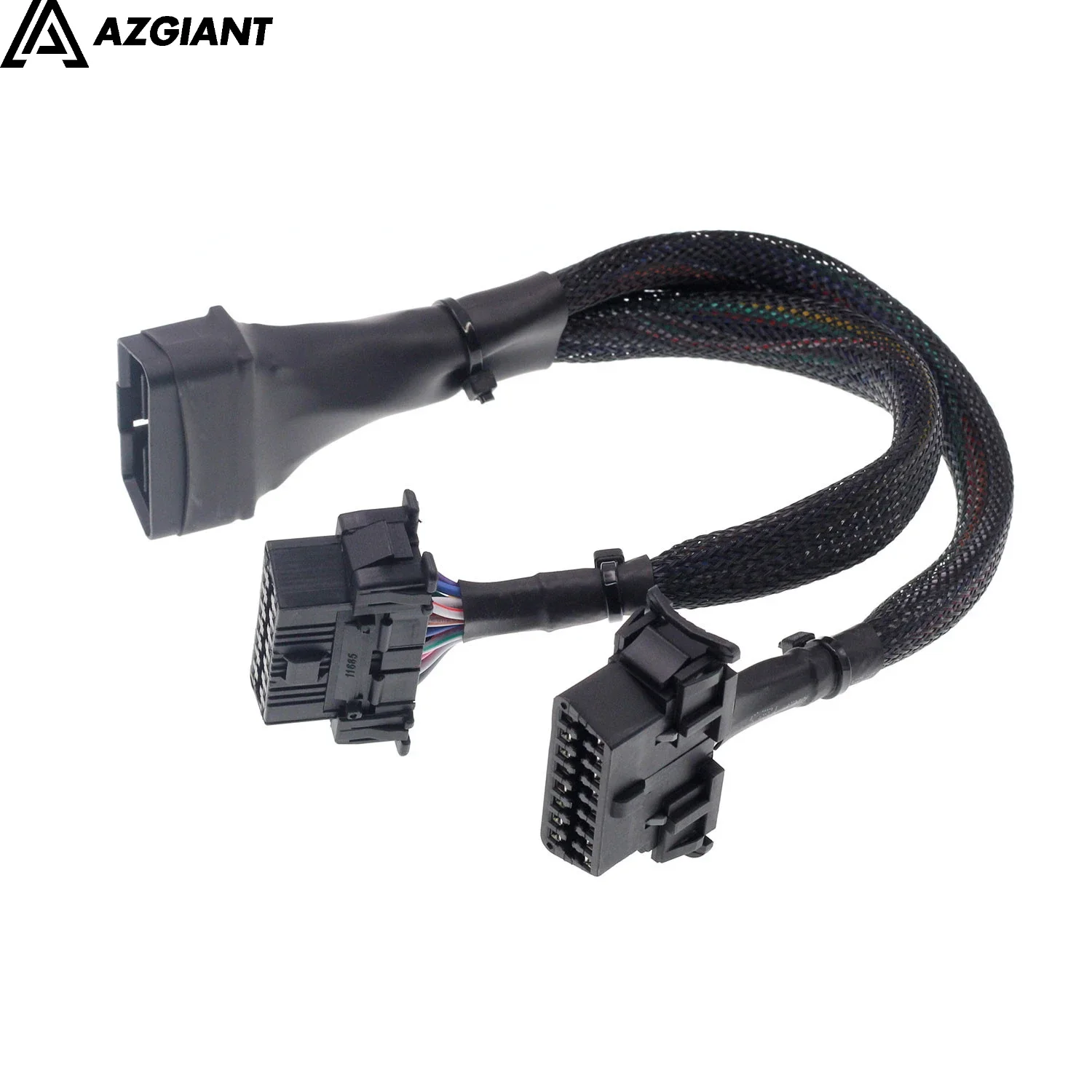 Ban Đầu OBD2 OBDII Nam Bộ Chia Đôi Hai Nữ Nối Dài Dòng Xe Lái Xe ECU 16pin Kết Nối Cắm