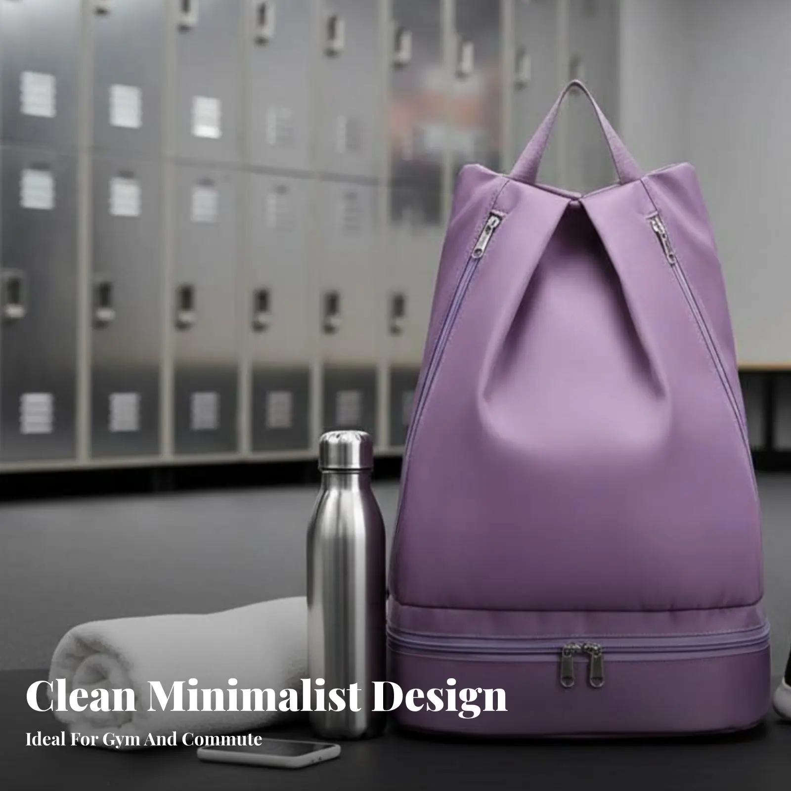 

Wet Dry Separation Backpack Long-Lasting Gym Backpack Shoe Compartment Lightweight Travel Rucksack Large Capacity for Exercise