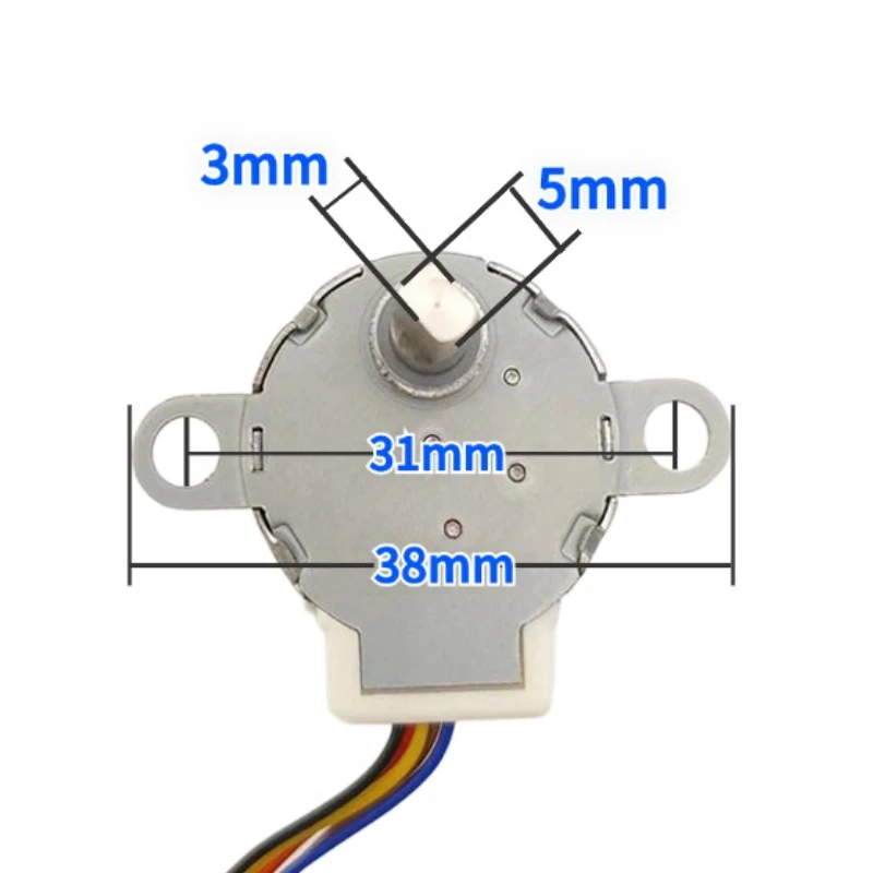 24BYJ48 5V 2W DC Stepper Motor For Heating Shaking Head Mobile Phone Bracket Fan Shaking Head Motor Repair Parts