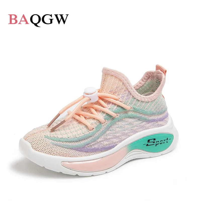 

Colorful Boy Girls Sneakers Fashion Mesh Spring School Casual Shoes Children Breathable Running Sports Tennis Shoes Boy Girl