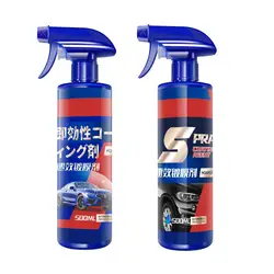 500ml Quick Coating Spray 3 In 1 High Protection Waterless Car Wash Ceramic Spray nano crystal plating agent For Cars Motorcycle