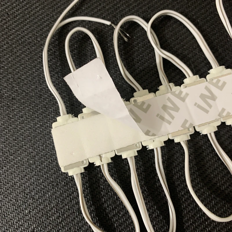 20 Stück Mini-LED-Modul SMD 2835 0,5 W Einspritzmodul Leuchtkastenmodul Fensterfront 27 mm x 12 mm 1 LED-Einzelmodul für Shop-Banner