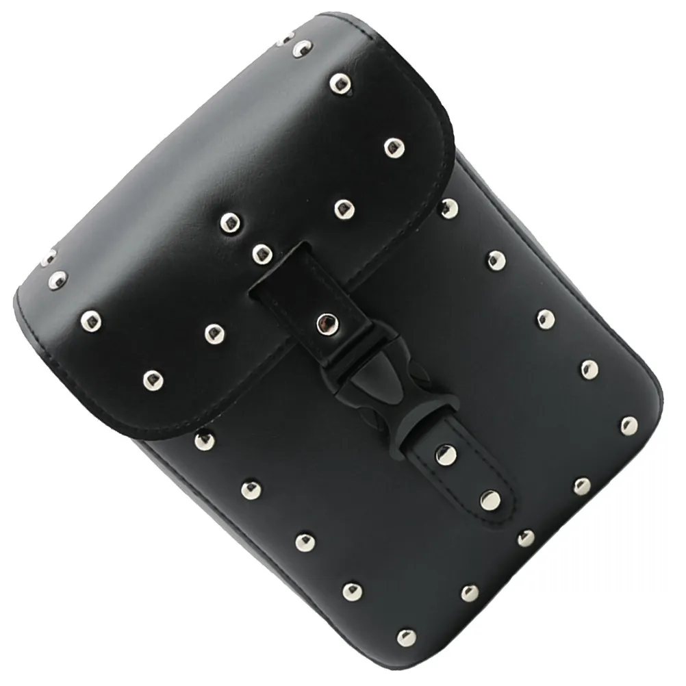 

1 шт. Электрическая велосипедная сумка на седло из ПУ, водонепроницаемая, в стиле круизера, для путешествий, для хранения инструментов, черная, без быстросъемного крепления