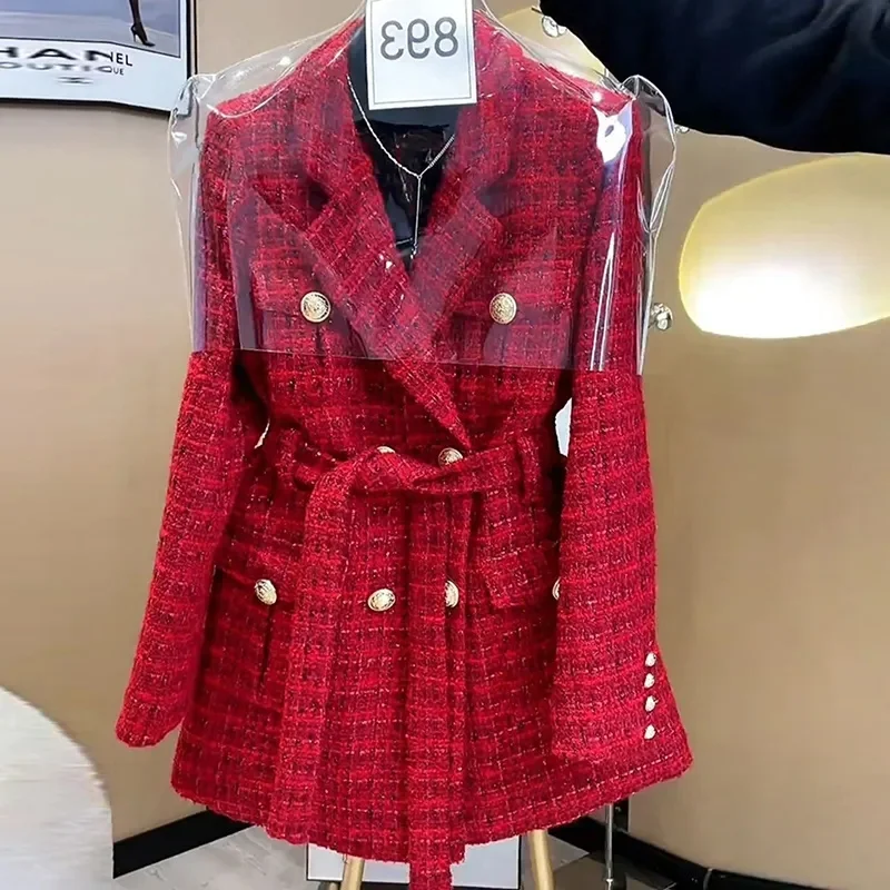 Imagem -05 - Cabolsa Blazer de Ano Novo 2023 Primavera e Outono Nova Moda Feminina Coreana Super Bela Pequena Fragrância Topo