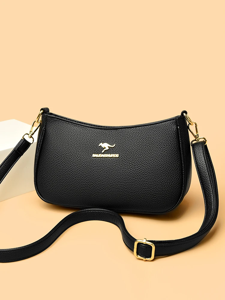 

Leather Ladies Commuter Underarm Bag Casual Versatile Midlife Mom Bag New 2025 Simple Ele Single oulder Bag for Daily Use