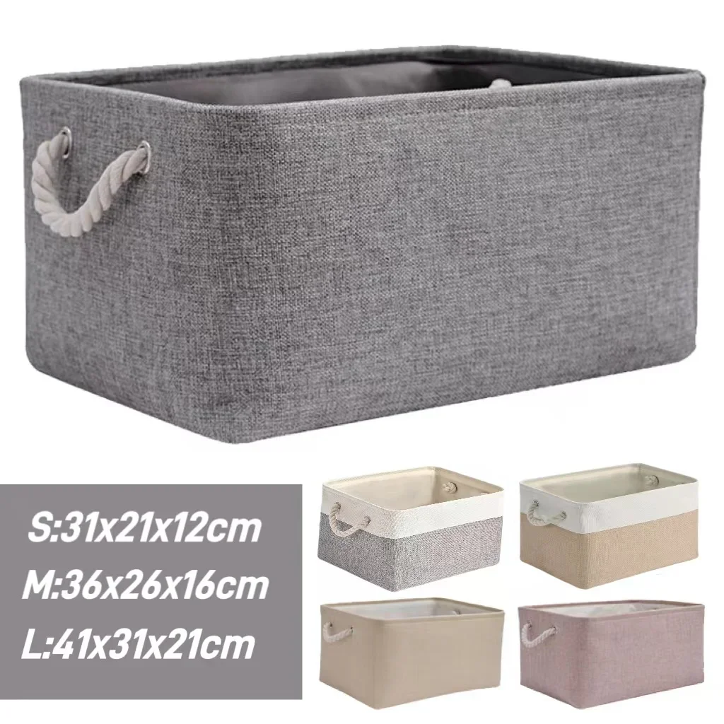 Sundries Storage Basket Cabinet Storage Box Laundry Basket for Toys Clothes Socks Book Organizer Multi-functional Storage Tool