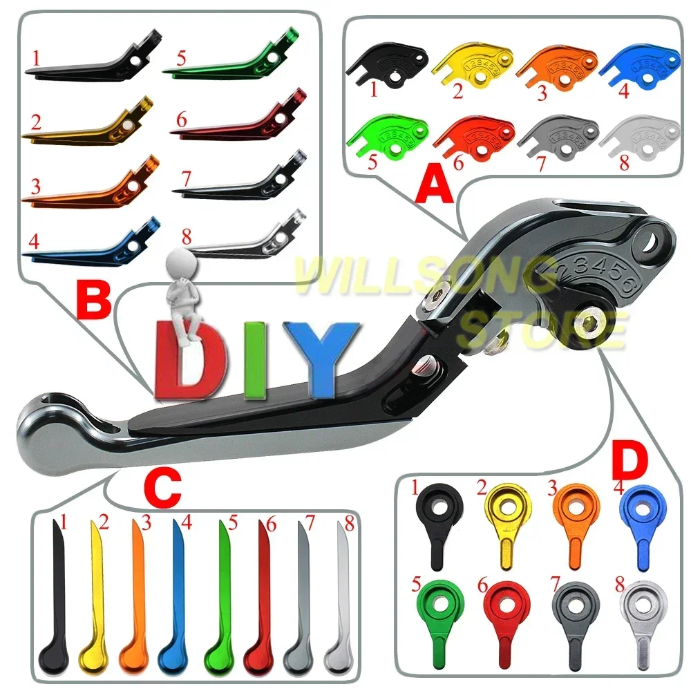 Brake Clutch Lever Folding Extendable Adjustable For HONDA CB600F CB900F HORNET CBF600 N/S CBR600 F2/F3/F4/F4I CBR900RR REPSOL