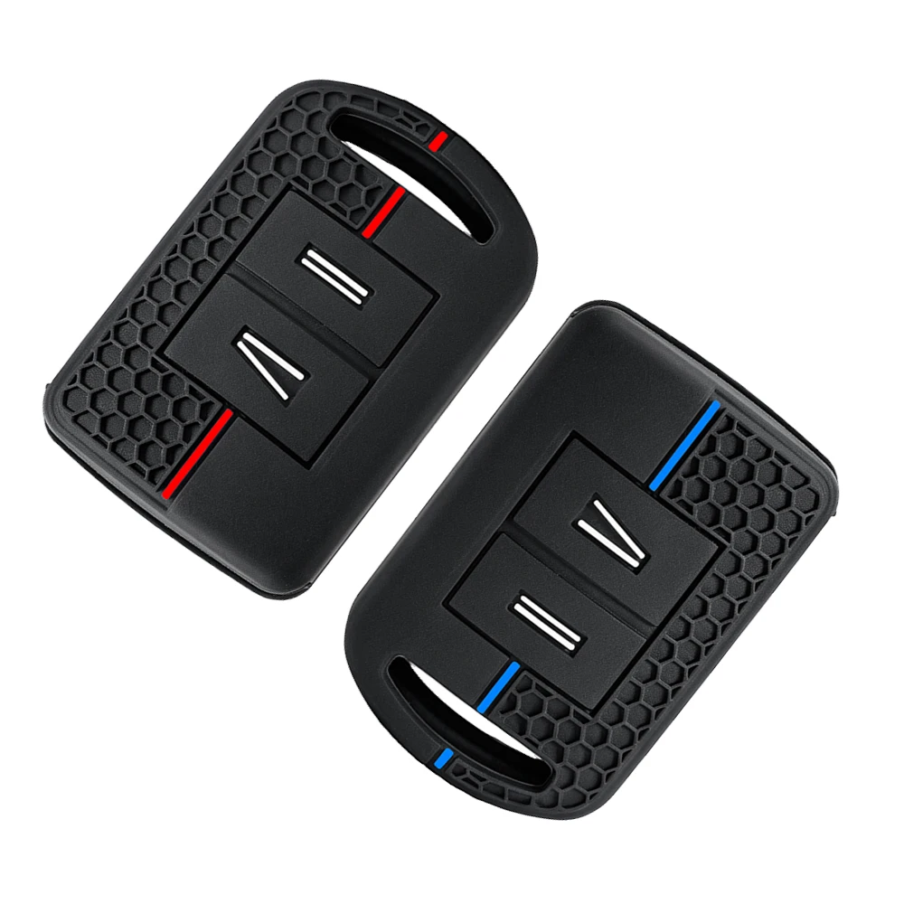 2 Button For Opel / Vauxhall Agila Corsa C Combo Meriva Tigra 1999-2010 Silicone Car Remote Key Fob Shell Cover Case