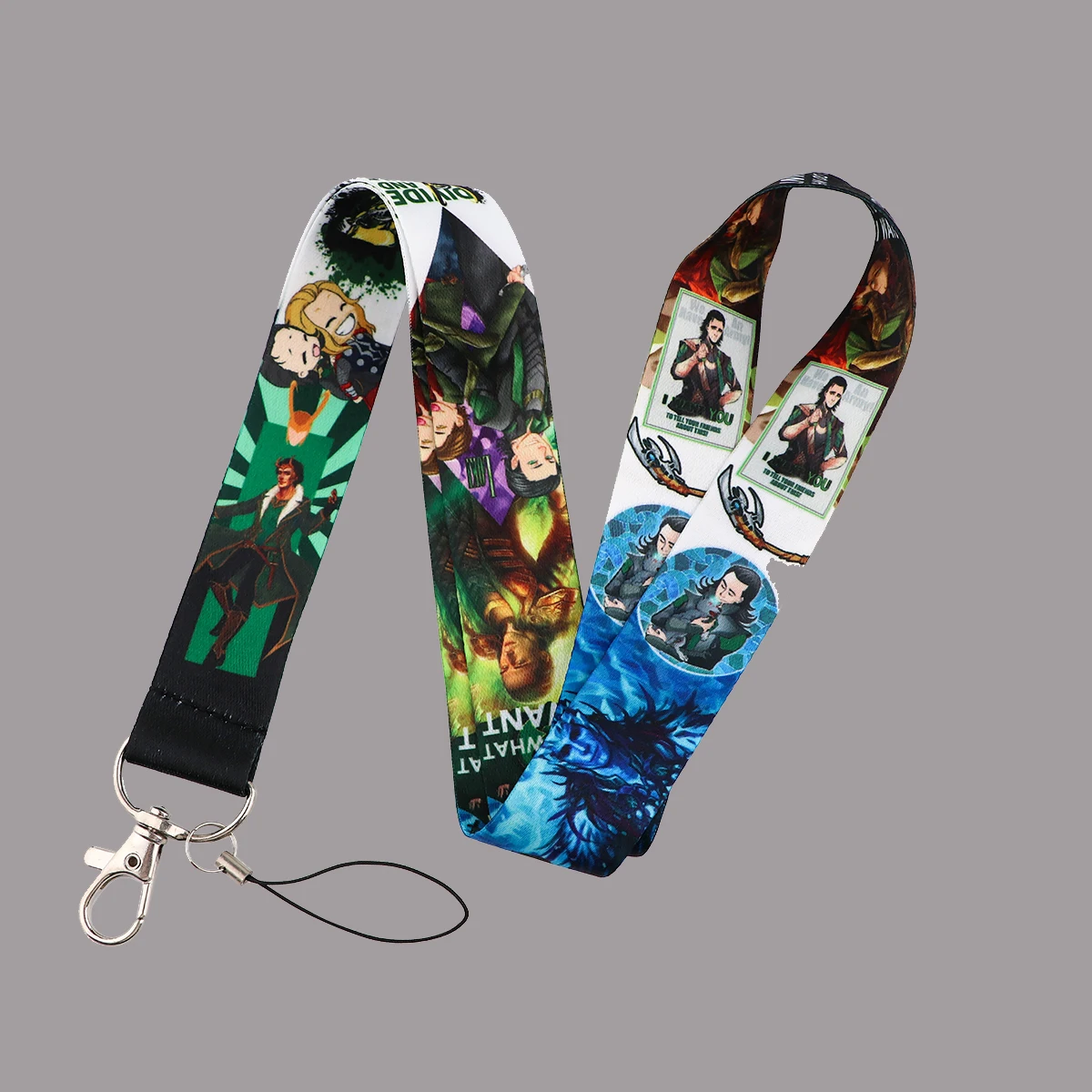 

Movie Characters Lanyards for Keys Mobile Phone Neck Strap Keychain Gym Key Holder Hanging Rope Keyring Accessories Gifts