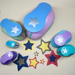 8-75mm Heart/Star Shaped Hole Puncher DIY Scrapbook Paper Cutter Embossing Device Punches Manual Paper Cutting Machine
