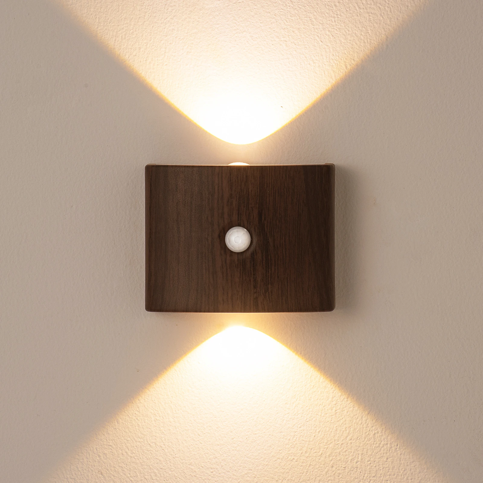 Rechargeable Magnetic Wall Lamp Wireless Motion-Sensing Night Light Bedroom Bedside Reading Light LED Ambient Light Home Decor