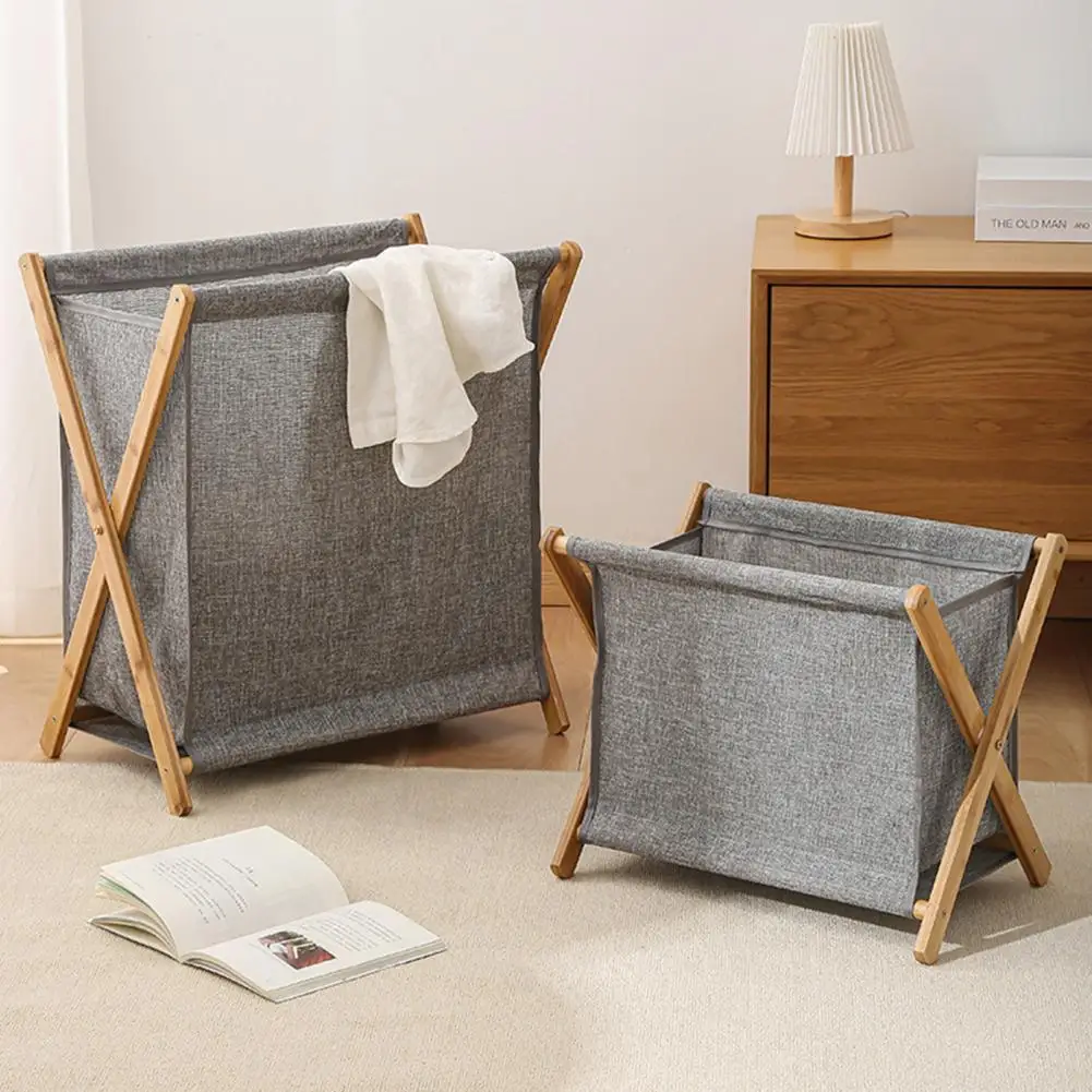 Folding Laundry Organizer Convenient Dirty Clothes Basket Nordic Hamper Clothing Storage Fabric Large Capacity Laundry Organizer